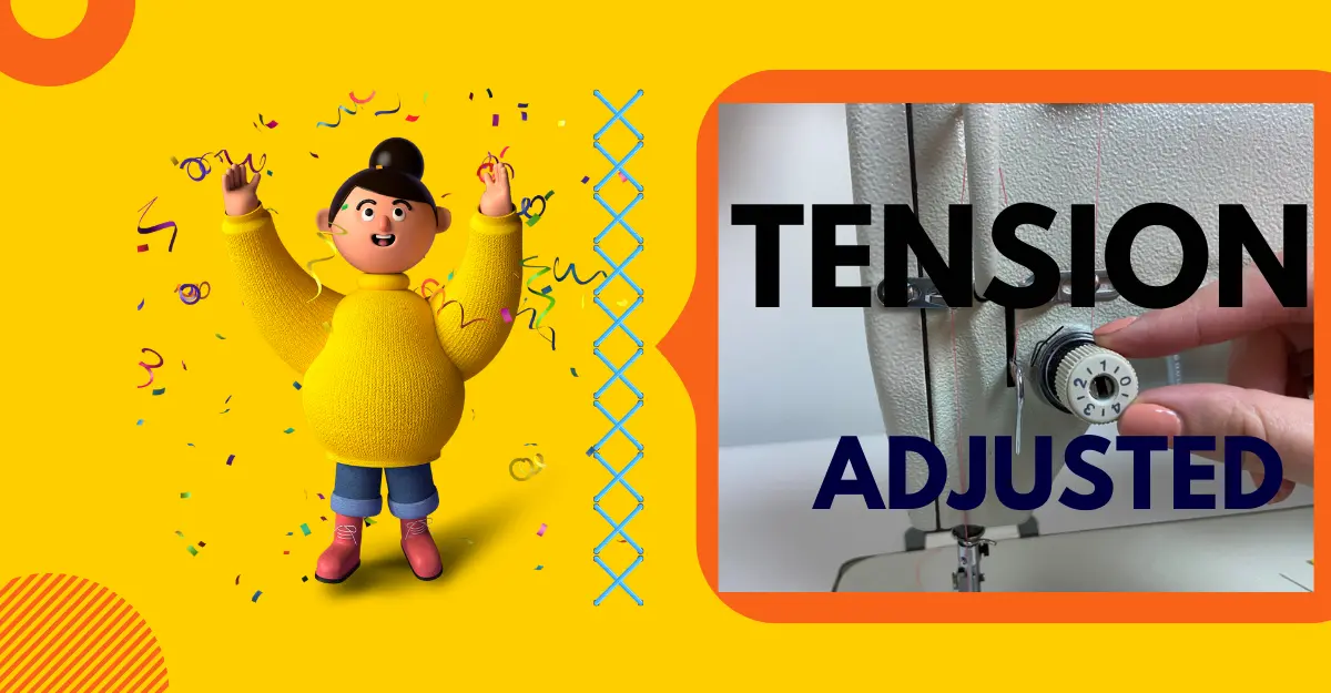 Sewing machine tension guide