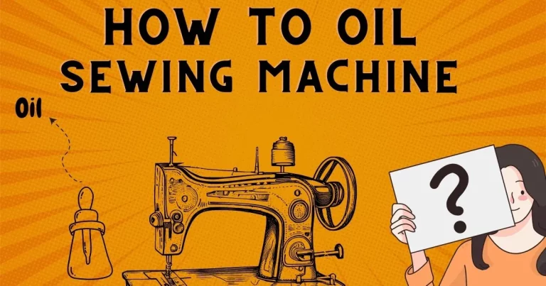 How to oil a sewing machine