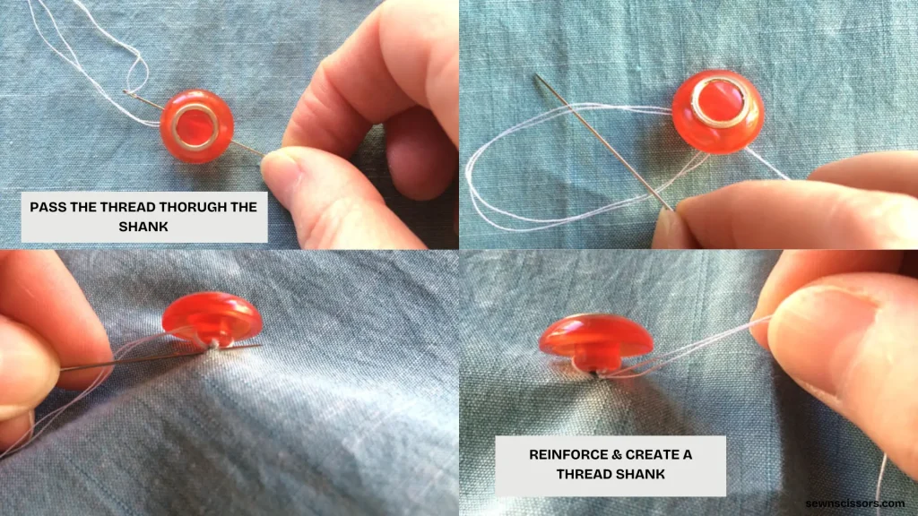 Reinforce and create a thread shank