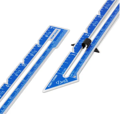 different measuring tools for sewing - Seam Gauge