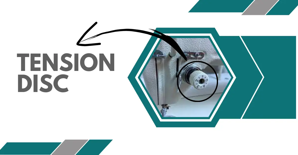 Tension adjustment through tension disc