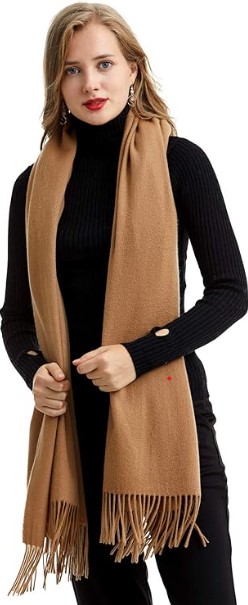 Best Cashmere Scarf - Cashmere Knit Shawl