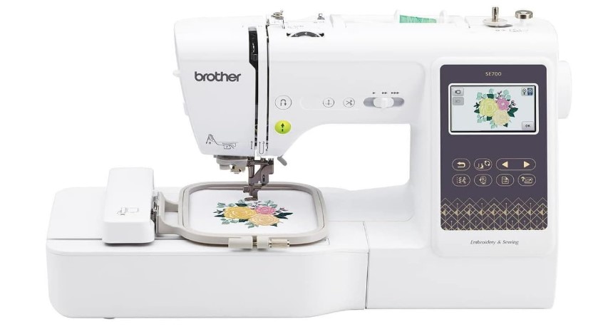 Best sewing embroidery machine for budget - Brother SE700