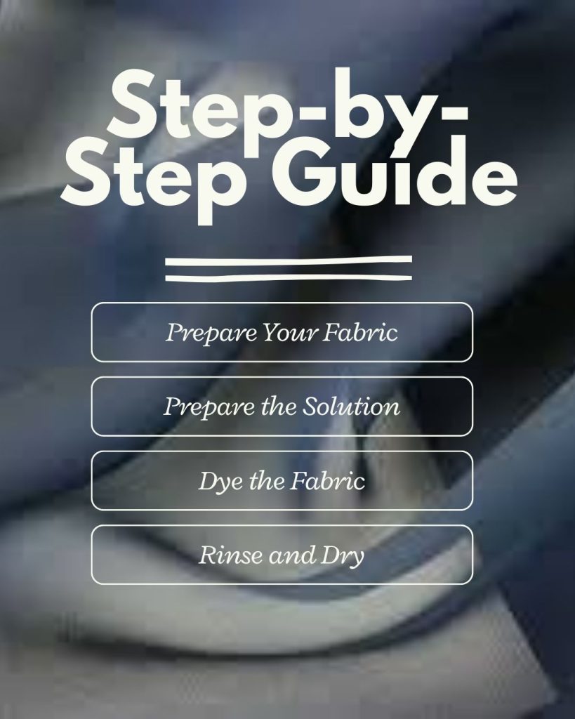 Step-by-Step Guide for Dyeing Chiffon